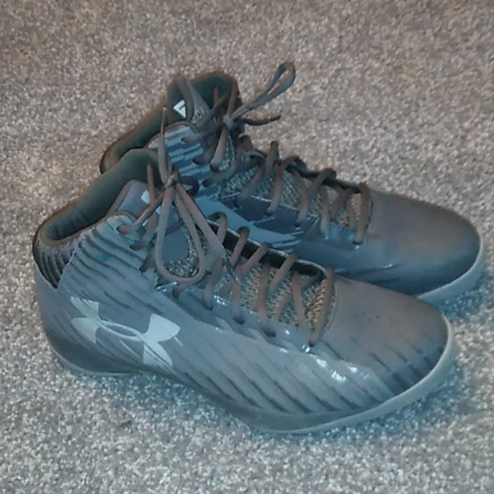 Gray Under Armour Shoes